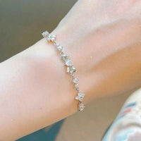 925 Sterling Silver Chain Bow Bracelet 100500004456042 49 Affordable Fashion Under $100 Jerry's Apparel 