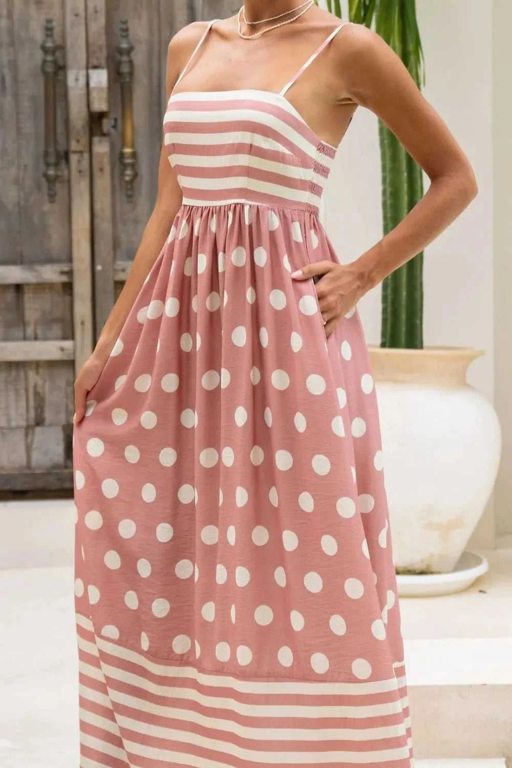 Polka Dot Square Neck Cami Dress 100100205741170 31 Gifts for Her Jerry's Apparel 