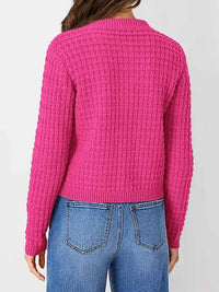 Textured Knit Button-Front Cardigan 100100626365347 44 Affordable Fashion Under $100 Jerry's Apparel 