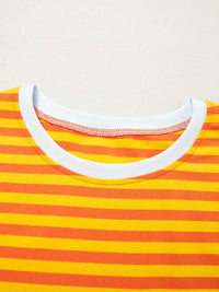 Striped Round Neck Casual T-Shirt 100100732461162 24 Affordable Fashion Under $100 Jerry's Apparel 