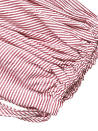 Striped Balloon Sleeve Button-Up Shirt 100100399150102 57 Affordable Fashion Under $100 Jerry's Apparel 