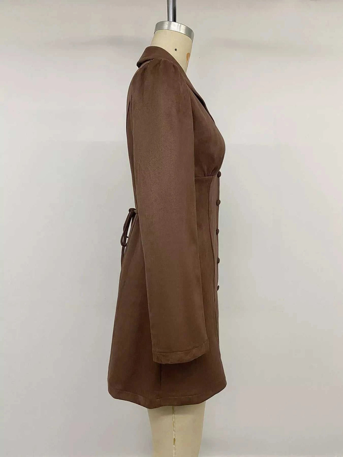 Button-Front Long Sleeve Blazer Dress 101001437295712 46 Affordable Fashion Under $100 Jerry's Apparel 