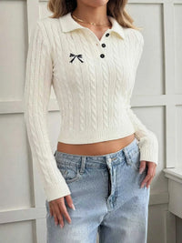 Cable Knit Long Sleeve Sweater 100100519304494 44 Affordable Fashion Under $100 Jerry's Apparel 
