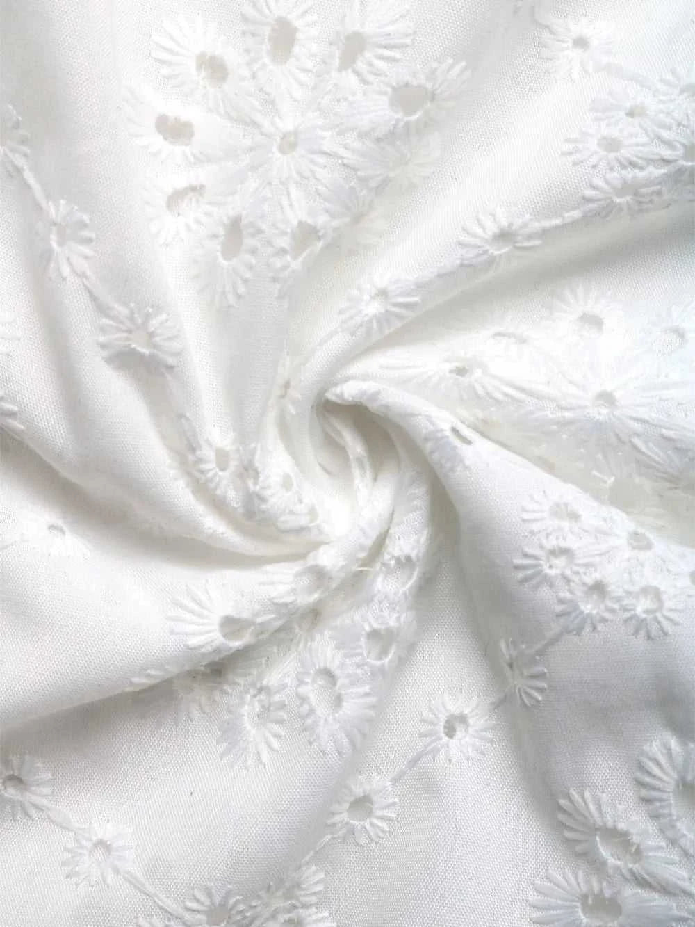 Perfee Eyelet Notched Ruffled Cap Sleeve Blouse 100100471991129 27 Affordable Fashion Under $100 Jerry's Apparel 