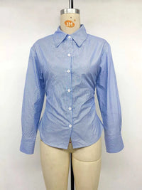 Striped Slim-Fit Button-Down Shirt 101001608901283 42 Affordable Fashion Under $100 Jerry's Apparel 
