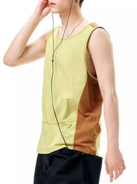 Men's Color Block Round Neck Tank 100400253160101 76 Affordable Fashion Under $100 Jerry's Apparel 
