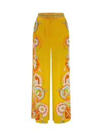 Printed Button Up Shirt and Pants Set