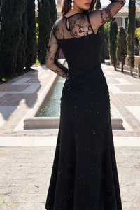 Glitter Mesh Long Sleeve Maxi Dress 101001398901391 37 Affordable Fashion Under $100 Jerry's Apparel 