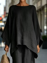 Full Size Batwing Sleeve Top and Wide-Leg Pants Set Plus Size 101001179587547 49 Affordable Fashion Under $100 Jerry's Apparel 