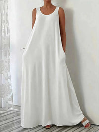 Sleeveless Maxi Dress with Pockets 100100390424798 34 Affordable Fashion Under $100 Jerry's Apparel 