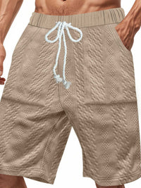 Men's Full Size Texture Drawstring Shorts Plus Size 100400880734003 36 Affordable Fashion Under $100 Jerry's Apparel 