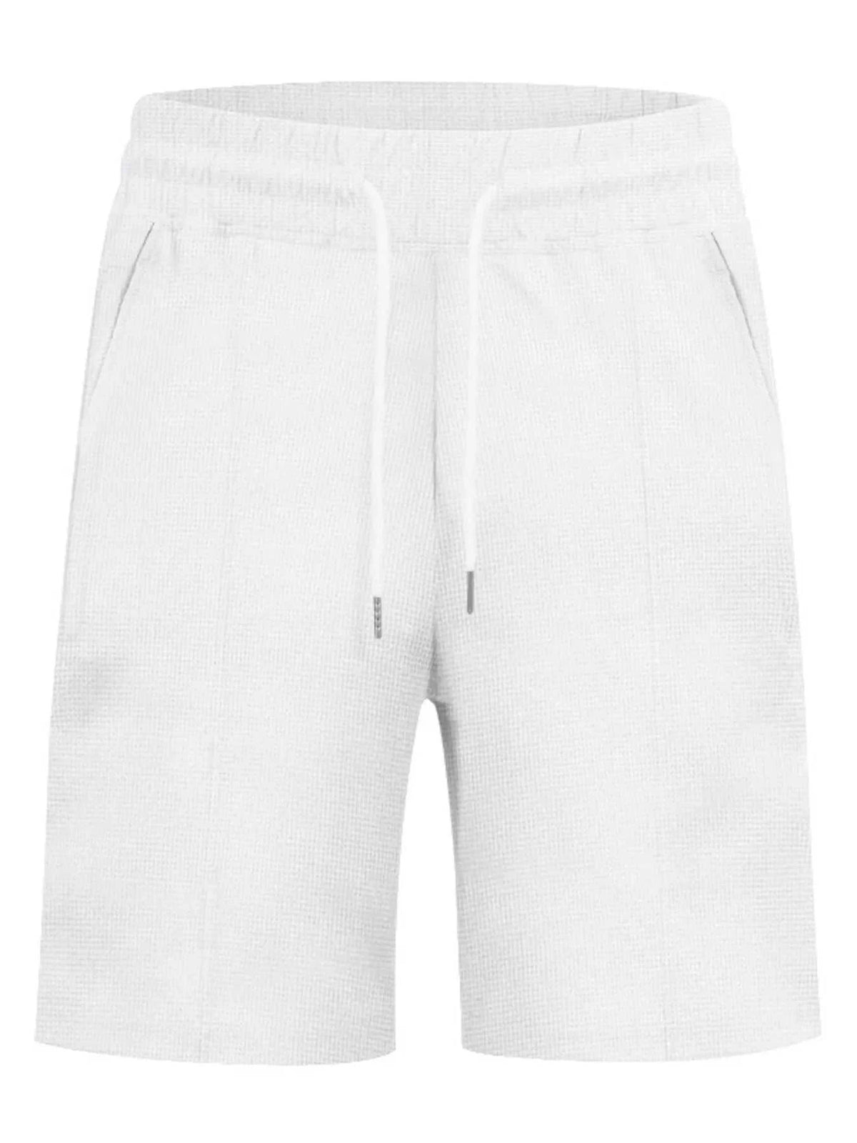 Men's Full Size Lace-Up Collar Casual Top and Shorts Set Plus Size 100400716849911 39 Affordable Fashion Under $100 Jerry's Apparel 