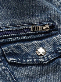 Men's Plus Size Zip Up Hooded Denim Jacket 100400617013607 115 Fashion Forward Plus Size Clothing Jerry's Apparel 
