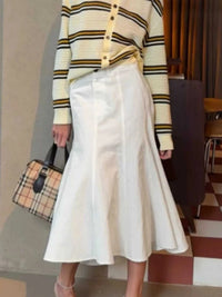 High-Waisted Mermaid Midi Skirt 100100952703759 71 Affordable Fashion Under $100 Jerry's Apparel 