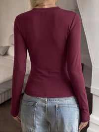 Slim-Fit Long Sleeve Crew Neck T-Shirt 101001828717894 25 Affordable Fashion Under $100 Jerry's Apparel 