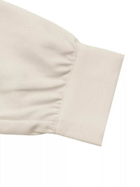 Ruched Button-Up Peplum Shirt 100100541347107 46 Affordable Fashion Under $100 Jerry's Apparel 