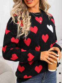 Valentine's Day Heart Crew Neck Sweater 100100681376039 48 Affordable Fashion Under $100 Jerry's Apparel 