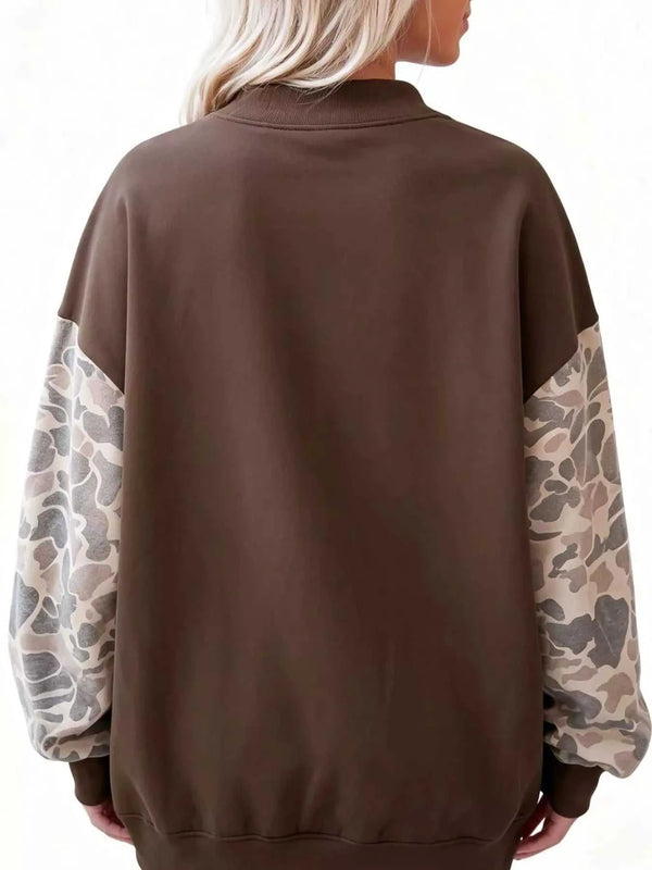 Camouflage Long Sleeve Sweatshirt 101001176365393 61 Affordable Fashion Under $100 Jerry's Apparel 