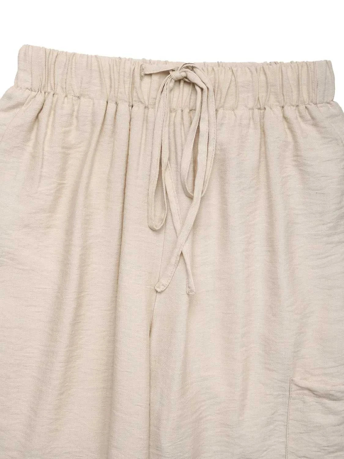Drawstring Wide Leg Pants 100100095971494 28 Seasonal Fashion Collections Jerry's Apparel 