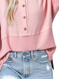 Button Detail Texture Knit T-Shirt 100100489140397 26 Affordable Fashion Under $100 Jerry's Apparel 