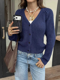 V-Neck Button-Down Cardigan 101002659040987 50 Affordable Fashion Under $100 Jerry's Apparel 