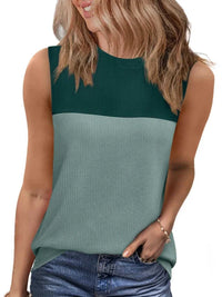 Color Block Round Neck Tank 100100795101366 16 Affordable Fashion Under $100 Jerry's Apparel 