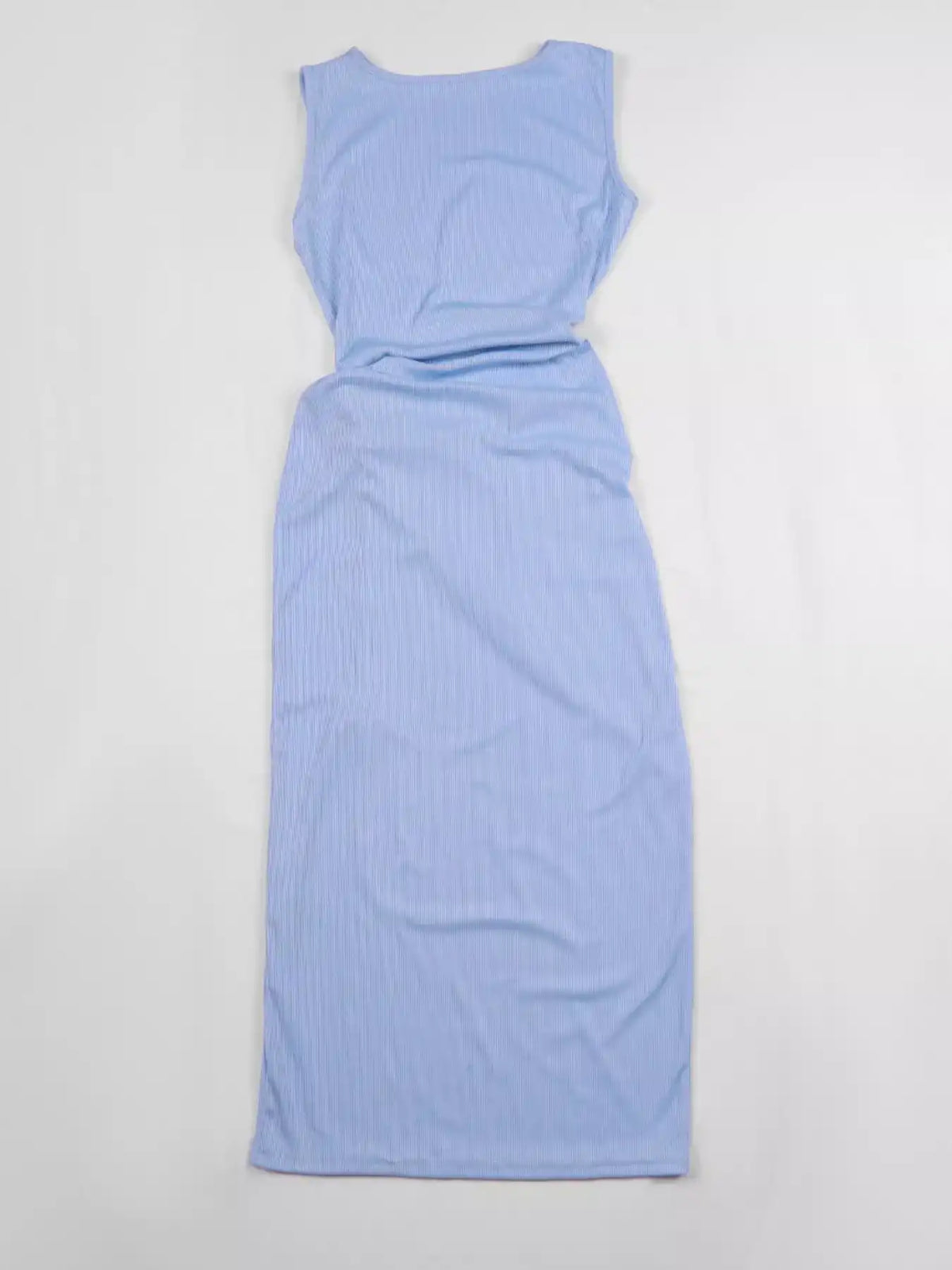Sleeveless Cut-Out Ruched High-Slit Bodycon Dress 101001792800742 33 Gifts for Her Jerry's Apparel 