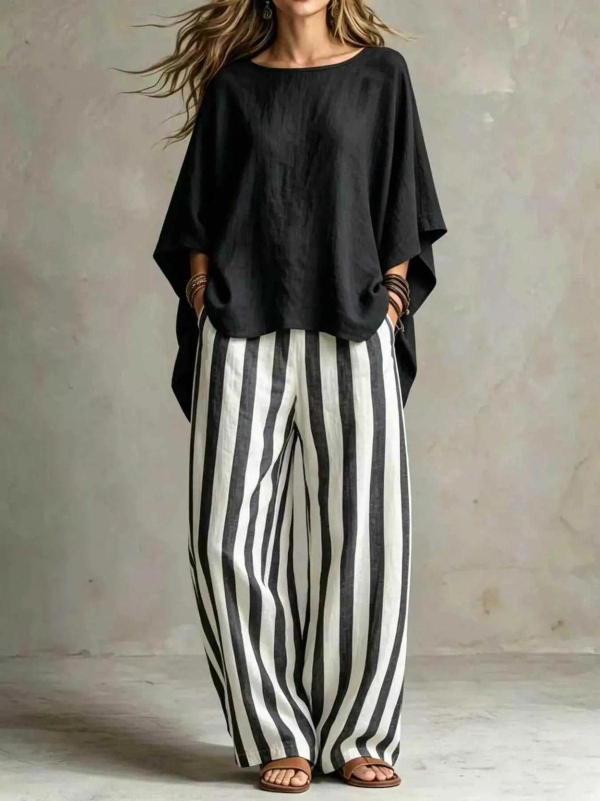 Full Size Solid Color Top and Pants Set Plus Size 100100687387446 50 Affordable Fashion Under $100 Jerry's Apparel 