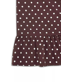 Plus Size Polka Dot Ruffle Hem Mini Dress 100100165661662 36 Affordable Fashion Under $100 Jerry's Apparel 