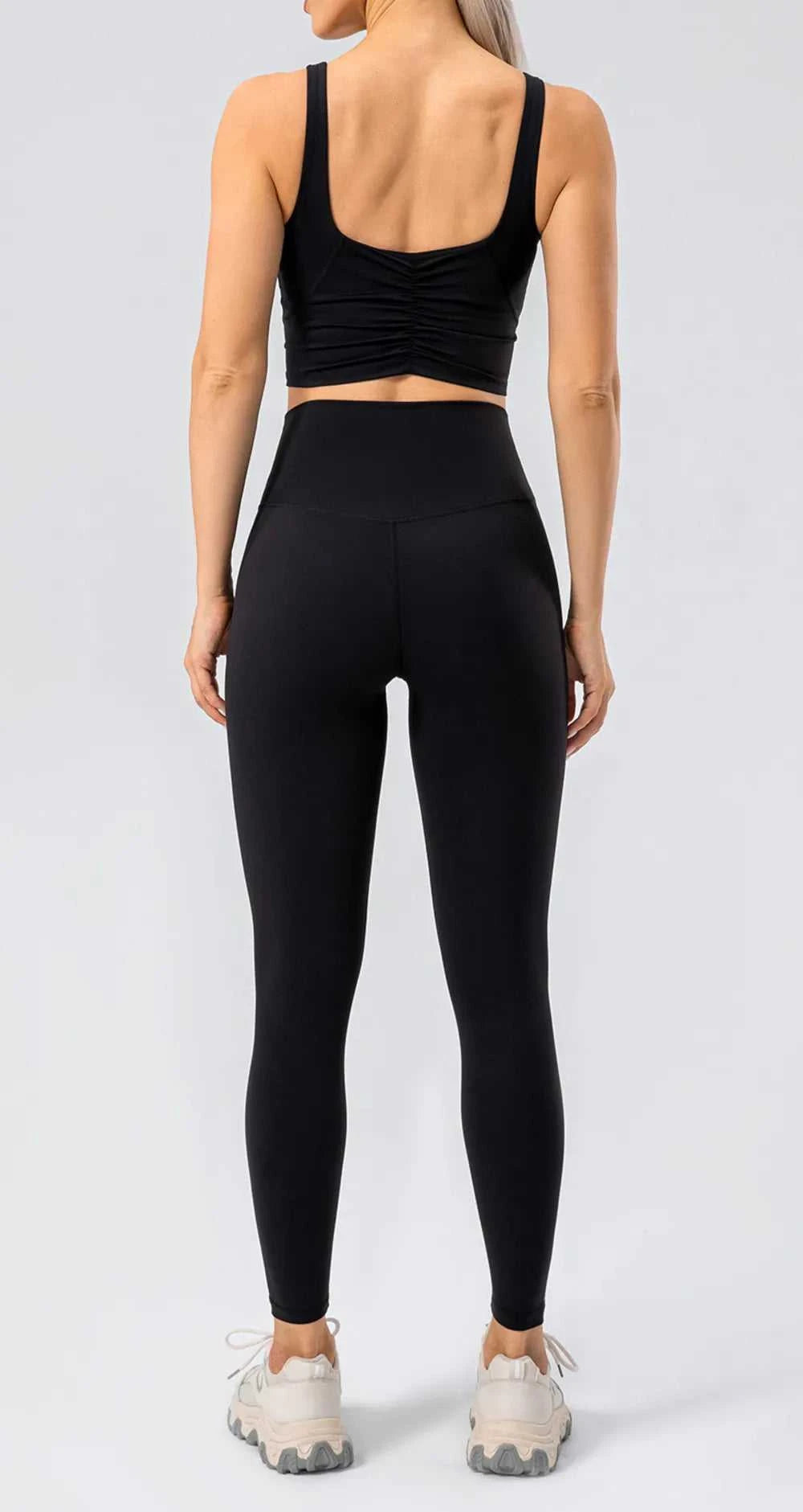 High Waist Wide Waistband Active Leggings 100100763391417 40 Affordable Fashion Under $100 Jerry's Apparel 