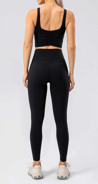 High Waist Wide Waistband Active Leggings 100100763391417 40 Affordable Fashion Under $100 Jerry's Apparel 