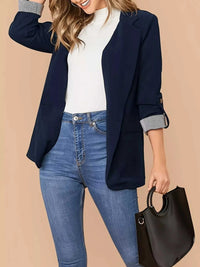 One Button Roll-Up Sleeve Blazer 100100199772709 51 Affordable Fashion Under $100 Jerry's Apparel 
