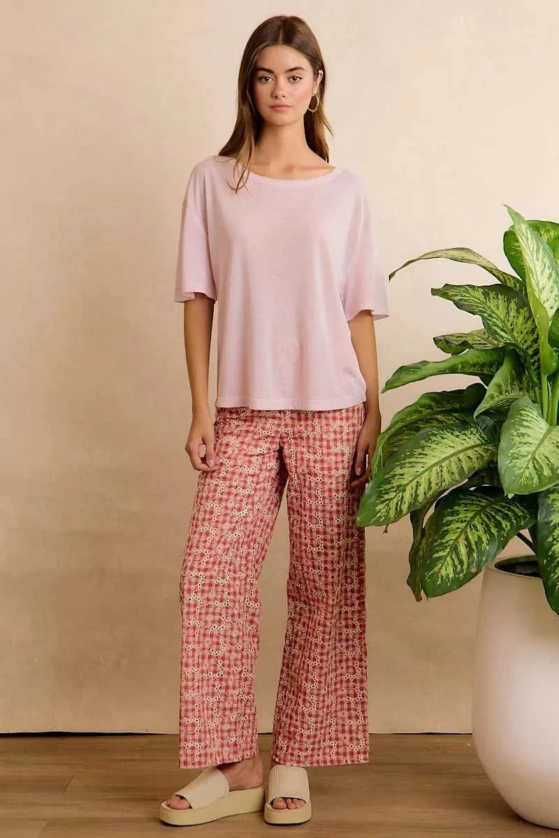 BiBi Solid Jersey Relaxed Fit Short Sleeves Pocket Top 100100500271339 29 Affordable Fashion Under $100 Jerry's Apparel 