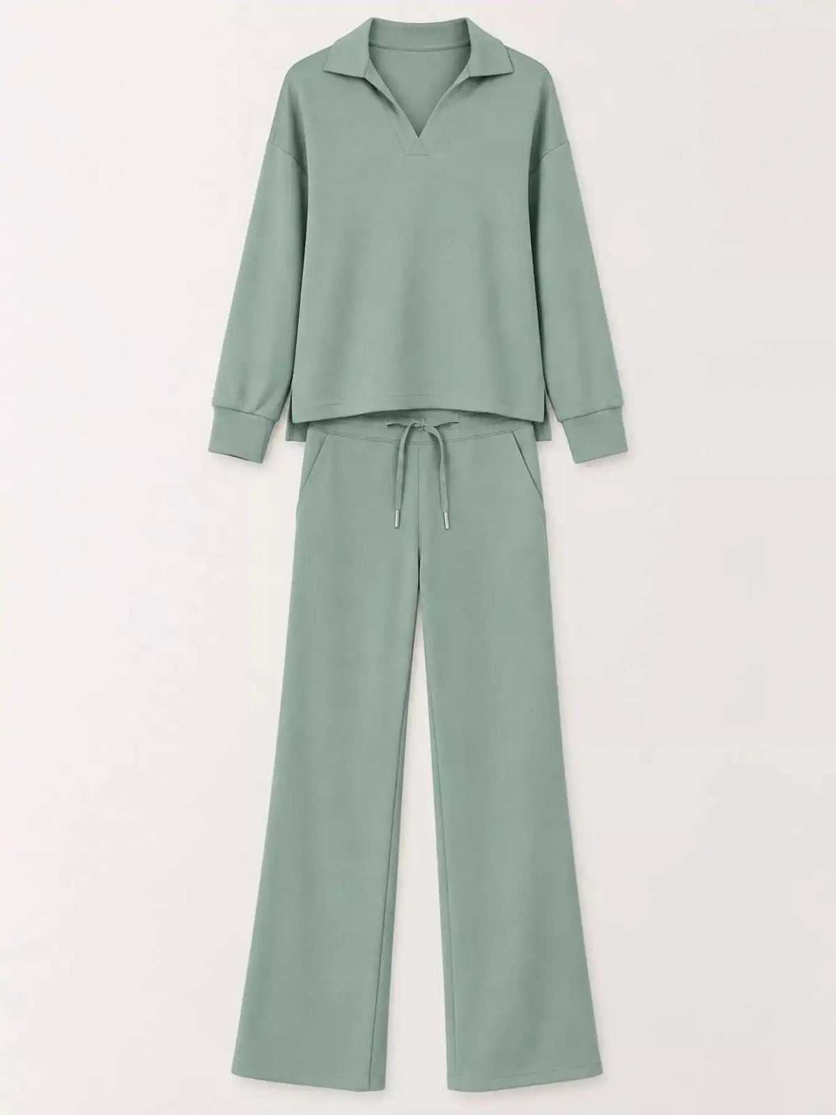 Dropped Shoulder Top and Pants Set 101001926020102 36 Gifts for Her Jerry's Apparel 