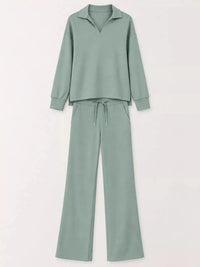 Dropped Shoulder Top and Pants Set 101001926020102 36 Gifts for Her Jerry's Apparel 