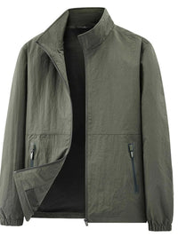 Men's Plus Size Zip Up Long Sleeve Jacket 100400232521161 77 Affordable Fashion Under $100 Jerry's Apparel 