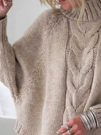 Cable-Knit Long Sleeve Sweater 100100862804936 23 Affordable Fashion Under $100 Jerry's Apparel 