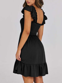 Smocked Ruffle Hem Mini Dress 100100088487178 33 Affordable Fashion Under $100 Jerry's Apparel 