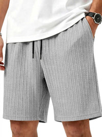 Men's Full Size Casual Texture Drawstring Shorts Plus Size 104001974250005 33 Affordable Fashion Under $100 Jerry's Apparel 
