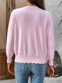 Ribbed Edge Button-Up Knit Cardigan 100100482577968 37 Affordable Fashion Under $100 Jerry's Apparel 