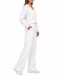 Dropped Shoulder Top and Pants Set 101001926020102 36 Women's Pants Set Gifts for Her Jerry's Apparel 