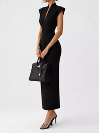 Slit Sleeveless Bodycon Midi Dress 101001165760167 45 Gifts for Her Jerry's Apparel 