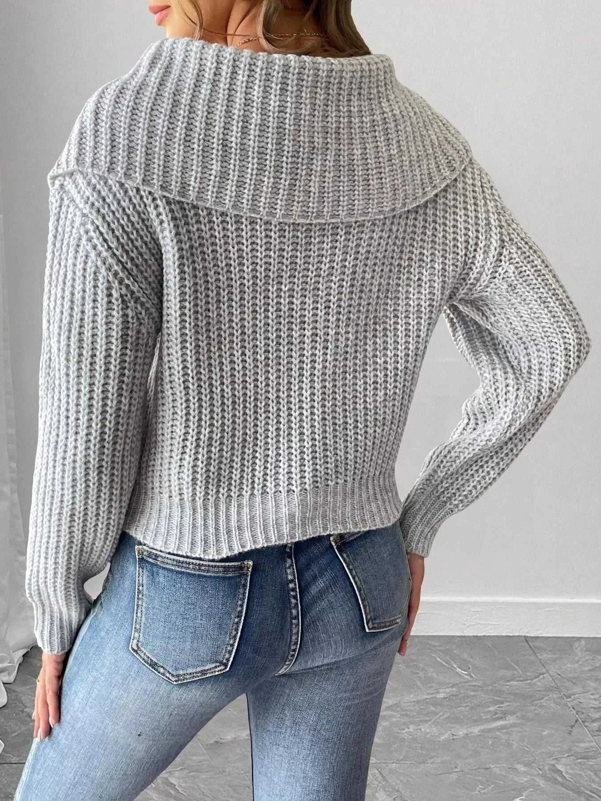 Contrast Bow Long Sleeve Sweater 101002743266724 37 Affordable Fashion Under $100 Jerry's Apparel 