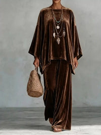 Full Size Asymmetrical Top and Wide Leg Pants Set Plus Size 101001927528588 54 Affordable Fashion Under $100 Jerry's Apparel 