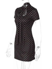 Polka Dot Cut-Out Front Mini Dress 100100763209154 25 Gifts for Her Jerry's Apparel 