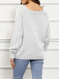 Cable Knit Boat Neck Sweater 100100241299521 36 Affordable Fashion Under $100 Jerry's Apparel 