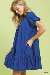 Umgee Ruffle Hem Shift Mini Dress 100100091681823 55 Affordable Fashion Under $100 Jerry's Apparel 