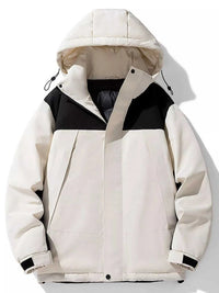 Men's Plus Size Hooded Color Block Padded Winter Coat 100400831537257 245 Fashion Forward Plus Size Clothing Jerry's Apparel 