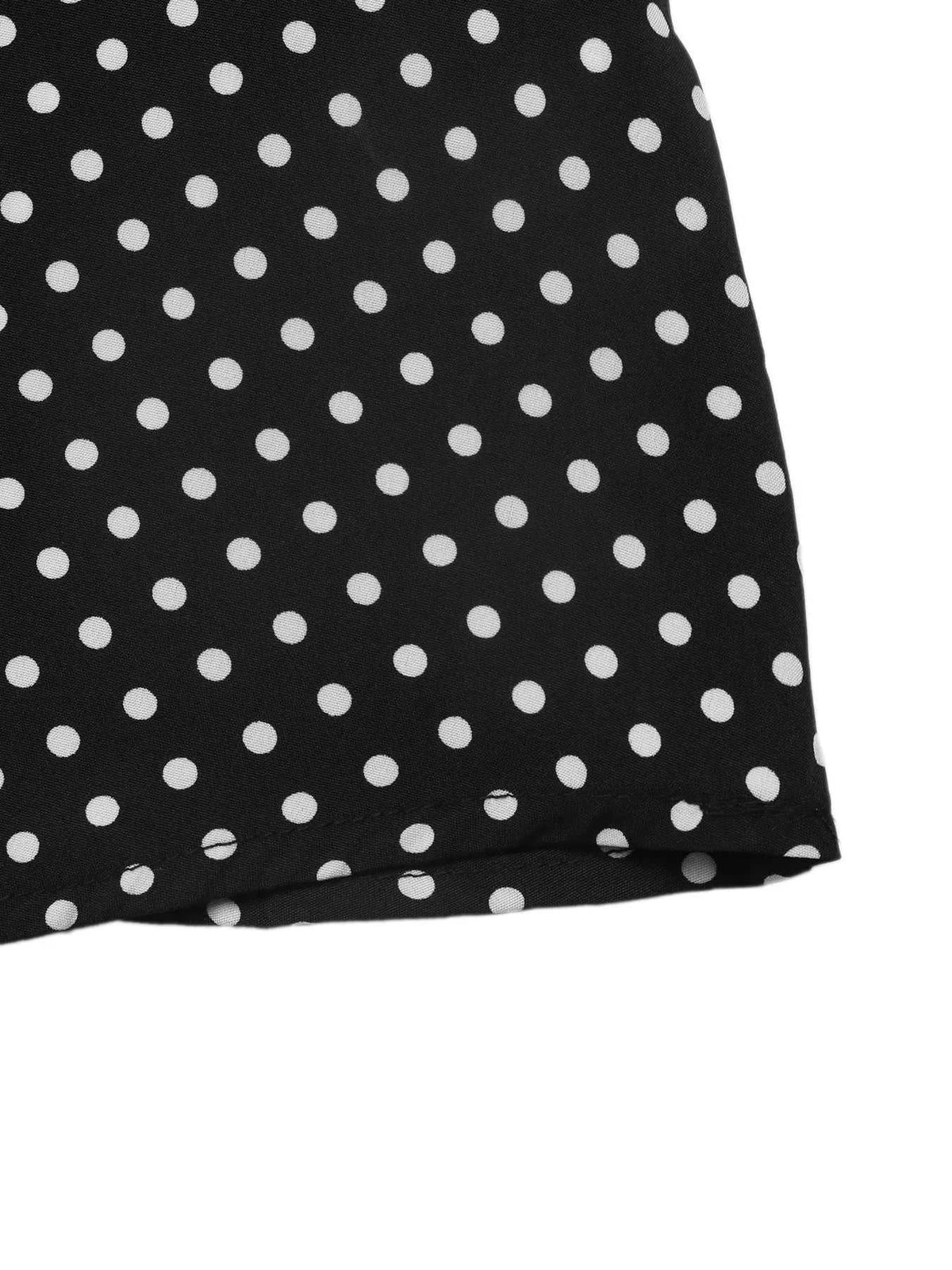 Polka Dot Flare Sleeve Maxi Dress 101001766830124 45 Affordable Fashion Under $100 Jerry's Apparel 