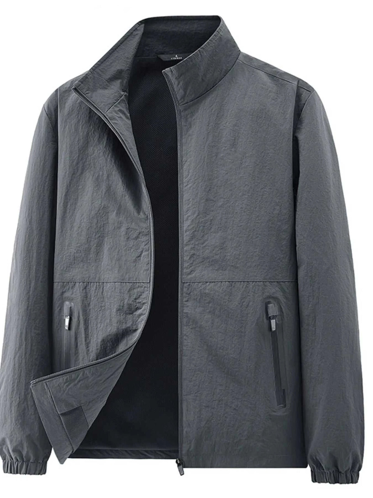Men's Plus Size Zip Up Long Sleeve Jacket 100400232521161 77 Affordable Fashion Under $100 Jerry's Apparel 